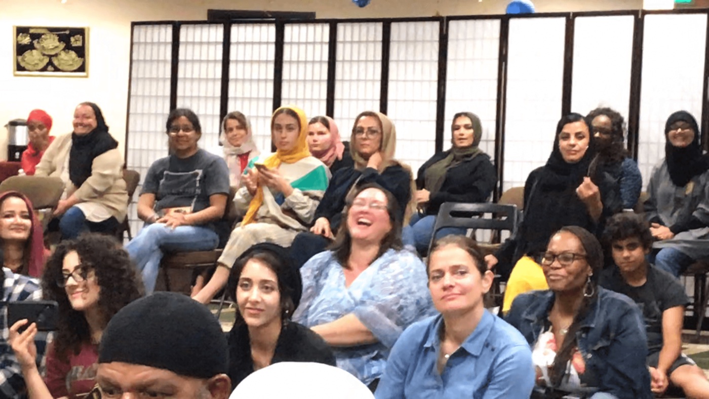 Community members gathered at a Middle Ground event