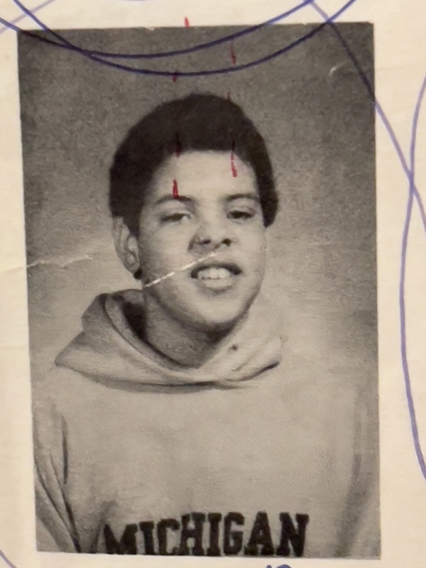 Imam Marc Manley as a young boy